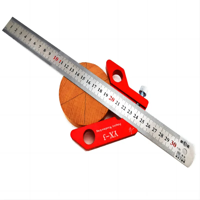 30mm Woodworking Scriber Woodworking Right Angle Ruler Center Scriber 45 Angle Ruler 90 Degree Scriber