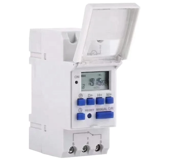 5PCS Weekly Programmable Electronic Timer AC220V 25A 16A Digital Timer Switch Relay LCD Display Control Switches