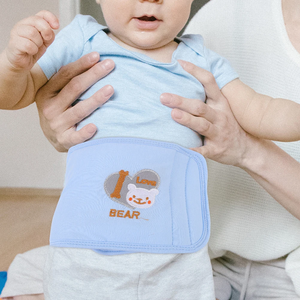 

2Pcs Infant Tummy Protector Cotton Baby Abdominal Band Newborn Belly Button Cover Warm Wrap for Toddlers and Infants Unisex
