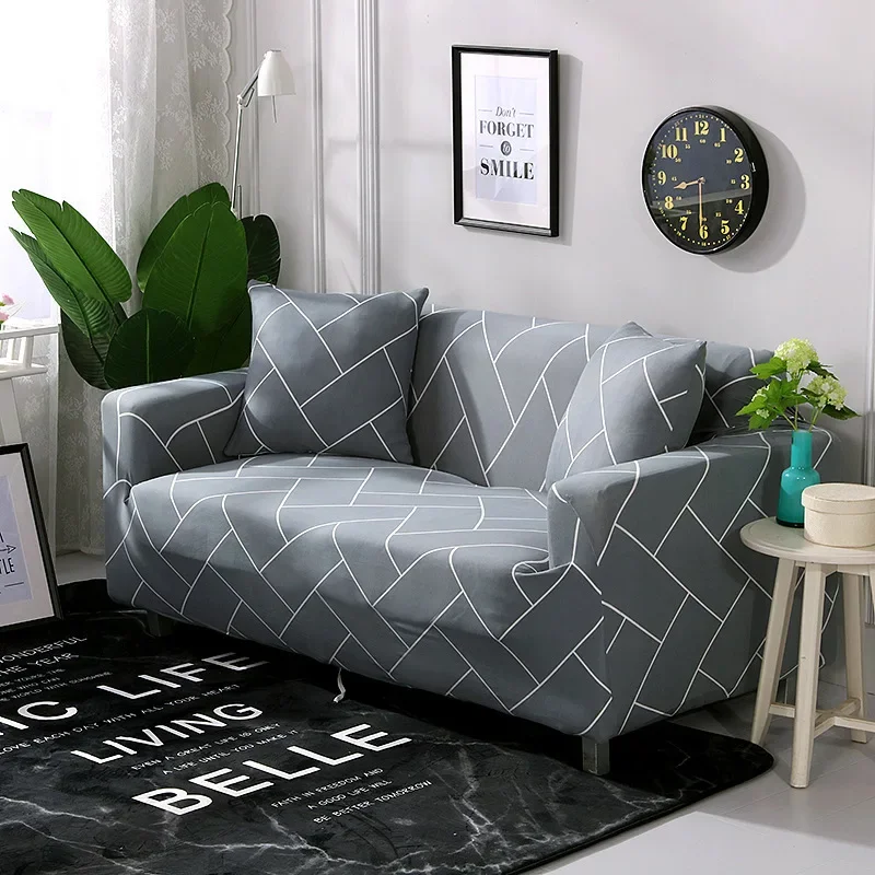 

Elastic Sofa Covers for Living Room Pets Kids Chair Couch Cover Corner L Shaped Chaise Longue Slipcover 1pcs