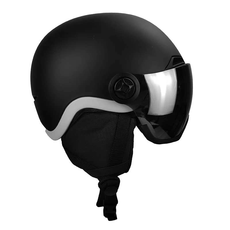 큰 크기 범위 63-65cm XXL 스노우 헬멧 스키 스포츠 스노우 보드 스키 겨울 스포츠 헬멧 (탈착식 고글 포함)