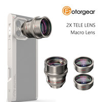 Fotorgear 17mm/T-mount Retro Telephoto & Macro Lens 2X Tele Phone Lens Teleconverter for iPhone 16 Pro Max Xiaomi OPPO VIVO
