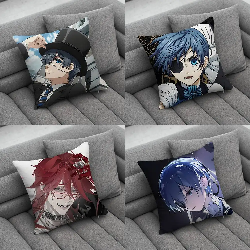 

Anime B-Black Butler Pillow Case Pillowcase Home Sofa Cushions Car Cushions Pillowcover Office Pillowshell Pillow
