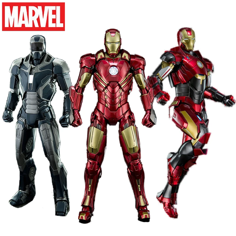 Kingarts Marvel Iron Man Ka 1:9 Figure Complete Mk8 Mk9 Mk11 Mk12 Mk13 Mk14 Alloy Toy Assembled Collectible Figurine Model Gift