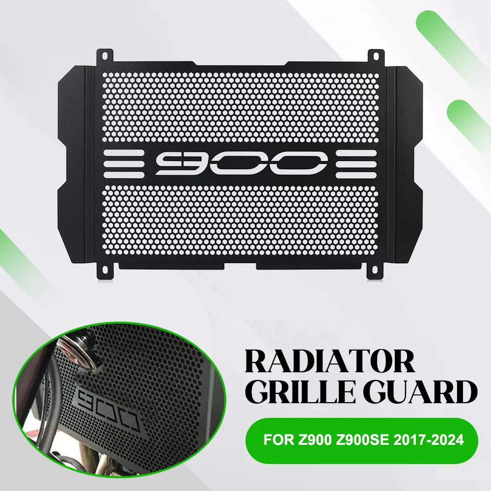 

For Kawasaki Z900 2017-2018-2019-2020-2021-2022-2023-2024 Z900SE Performance Radiator Grille Guard Cover Water Tank Protection