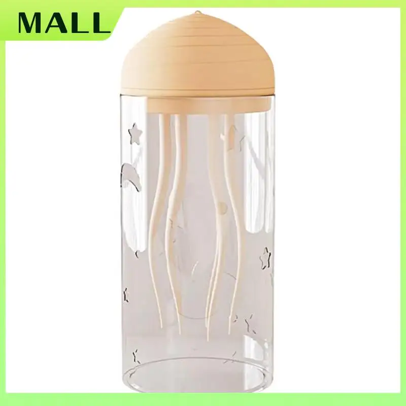 MALL 회전 해파리 야간 조명 슬리핑 라이트 음성 제어 분위기 조명 장식 Type-C 데스크탑 충전