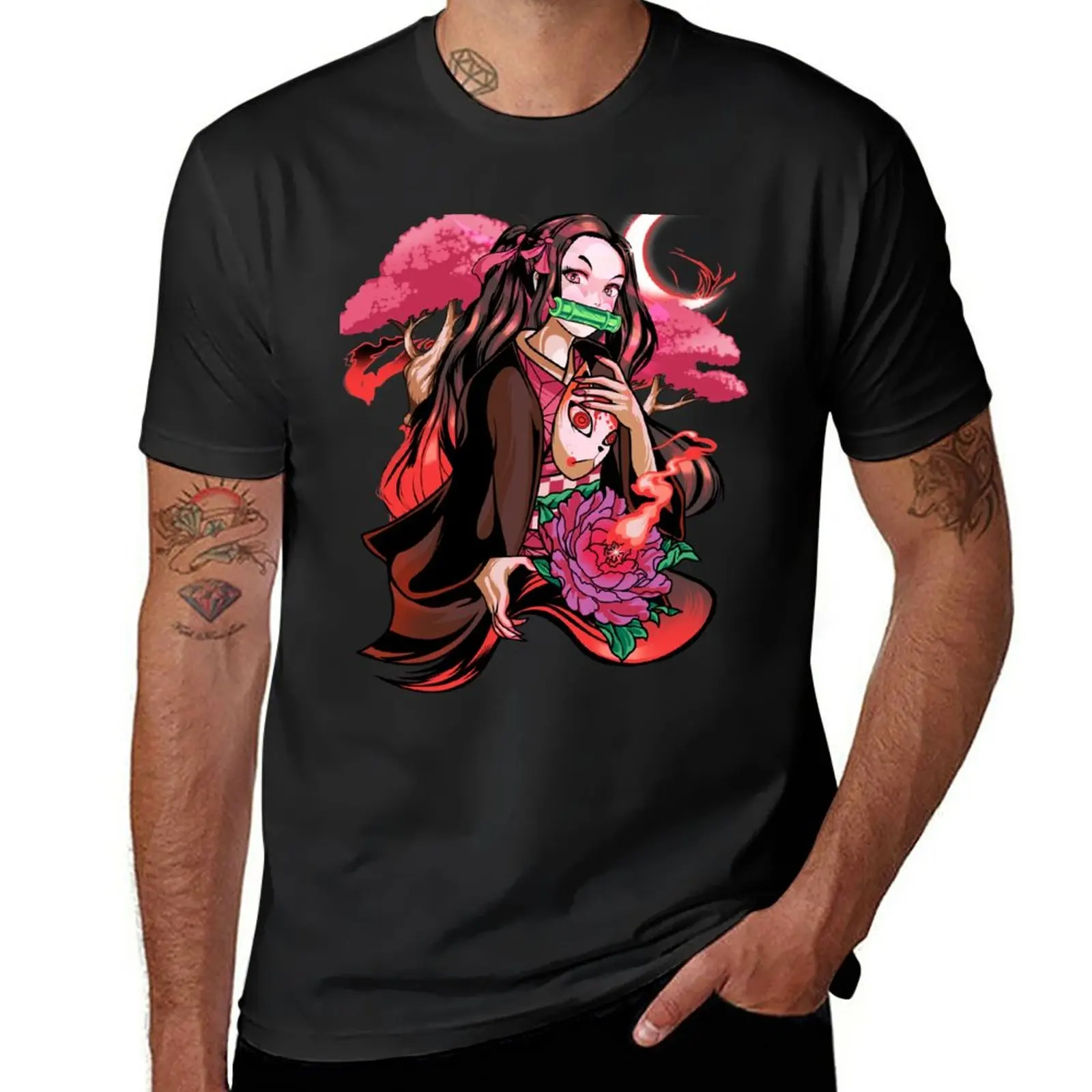 

New Cute Demon T-Shirt vintage t shirt custom t shirt Tee shirt mens clothing