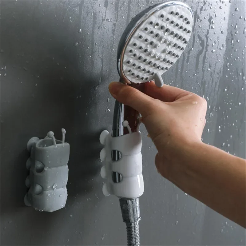 

Shower Support Shower Accessories Water Heater Nozzle Bathroom Non Perforated Shower Suction Cup Fixed Base Frame