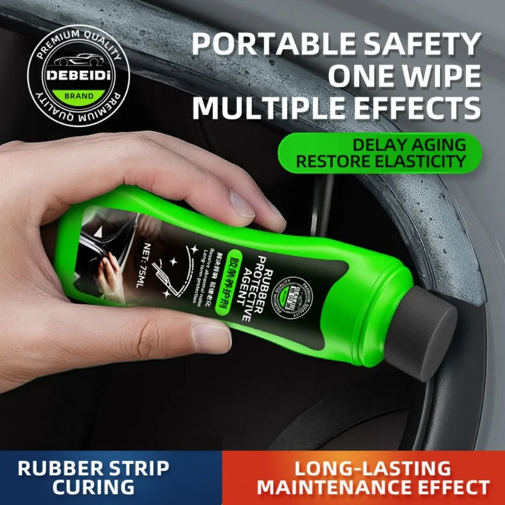 

DEBEI Car Rubber Conditioner Rubber Strip Maintenance Agent Softening Agent Eliminates Noise Rubber Cleaner For Car SUV Vehicle