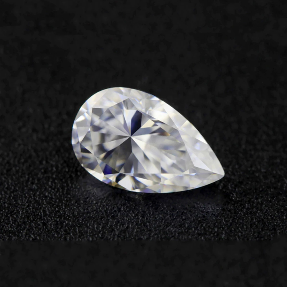 

Moissanite Diamond Excellent Drop Cut Pear 5*7mm High Grade Great Fire Loose Stone For Jewelry Making 5pcs A Lot