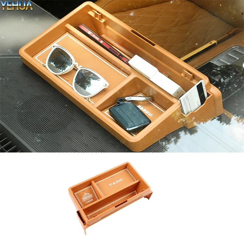 

For Great Wall GWM WEY TANK 500 Tank 500 Dashboard Storage Box Center Console Storage Box Interior Modification Accessories