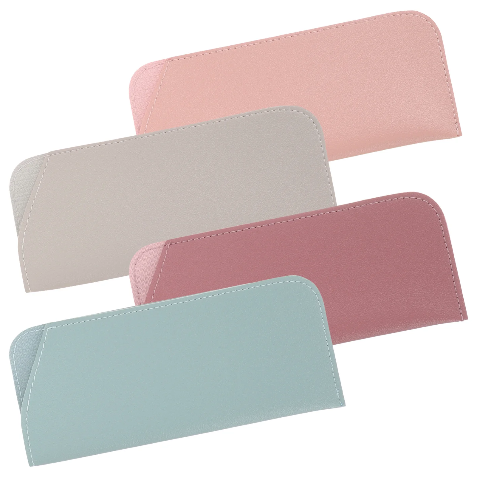 

4Pcs Glasses Storage Bags Soft Eyeglasses Case Lightweight Durable Sunglasses Sleeve for Reading Glasses