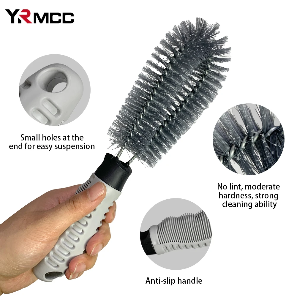 Car Wheel Cleaner Brushes Tire Rim Cleaning Tool Non-Slip Handle Cleaning Detailing Brush for Motorcycle Car Accessories