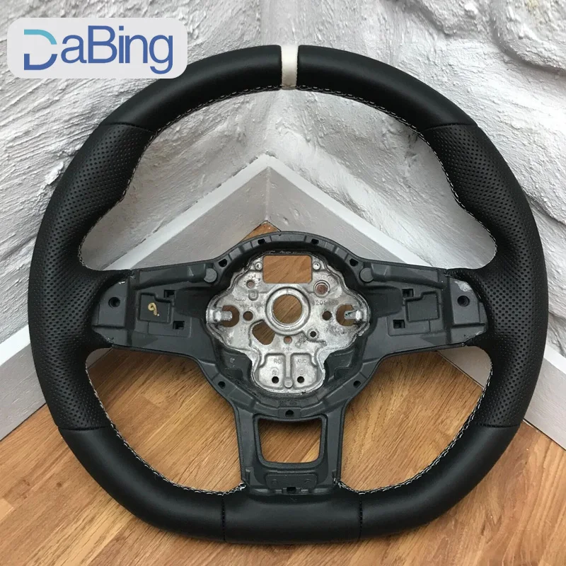 

Рулевое колесо для Golf 7 7.5 GTI MK7 изготовлено из натуральной кожи, может быть оснащен лопастями переключения передач, автомобильные аксессуары