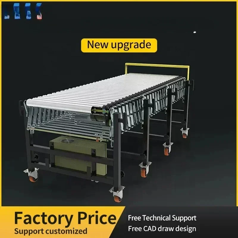 

High Quality Carrier Inclined Chain Driven Design Polymer Belt Heavy Collapsible Cone Powered Conveyor RollerHOT SALES