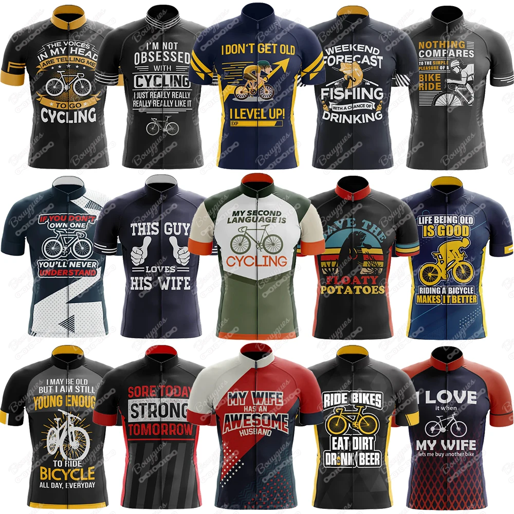 17 New Styles Summer Cycling Jersey For Men Short Sleeve Reflective MTB Maillot Downhill Pro Team Mountain Bicycle Clothing