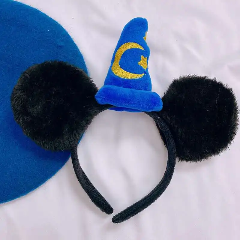 ميني القوس عقال الأطفال أغطية الرأس ملاهي لطيف الكرتون ميكي أرنب الأذن عقال مشبك شعر الإناث