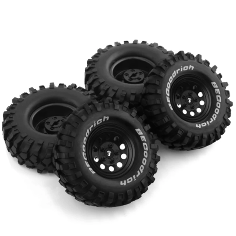 4 pezzi in metallo 110Mm Beadlock Set di pneumatici per ruote a piatto profondo per/10 camion a percorso breve ARRMA SENTON 550 MEGA XLH Traxxas Slash Parts