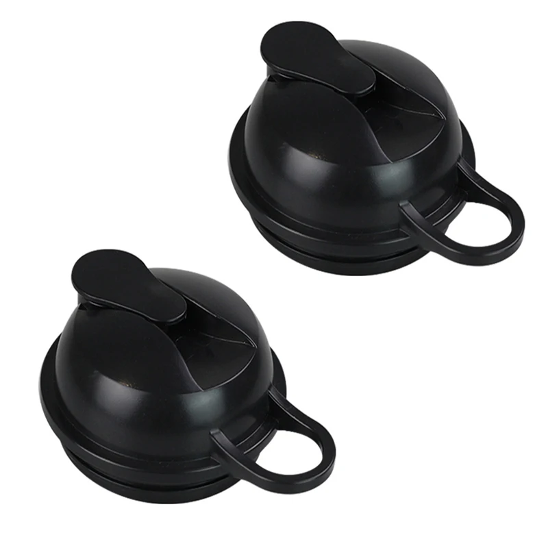 2PCS Flip,Juicer Replacement Parts Lids for NB1000W 1200W , Sip & Seal Lids for NB1000W 1200W Blender Cups,Black