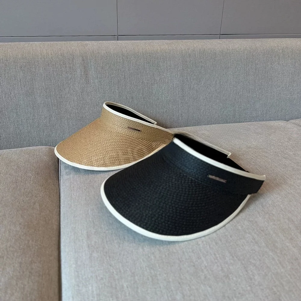 chapeau-de-paille-laffey-tendance-coupe-ample-ouvert-protection-solaire-style-decontracte-motif-geometrique-pour-hommes-et-femmes