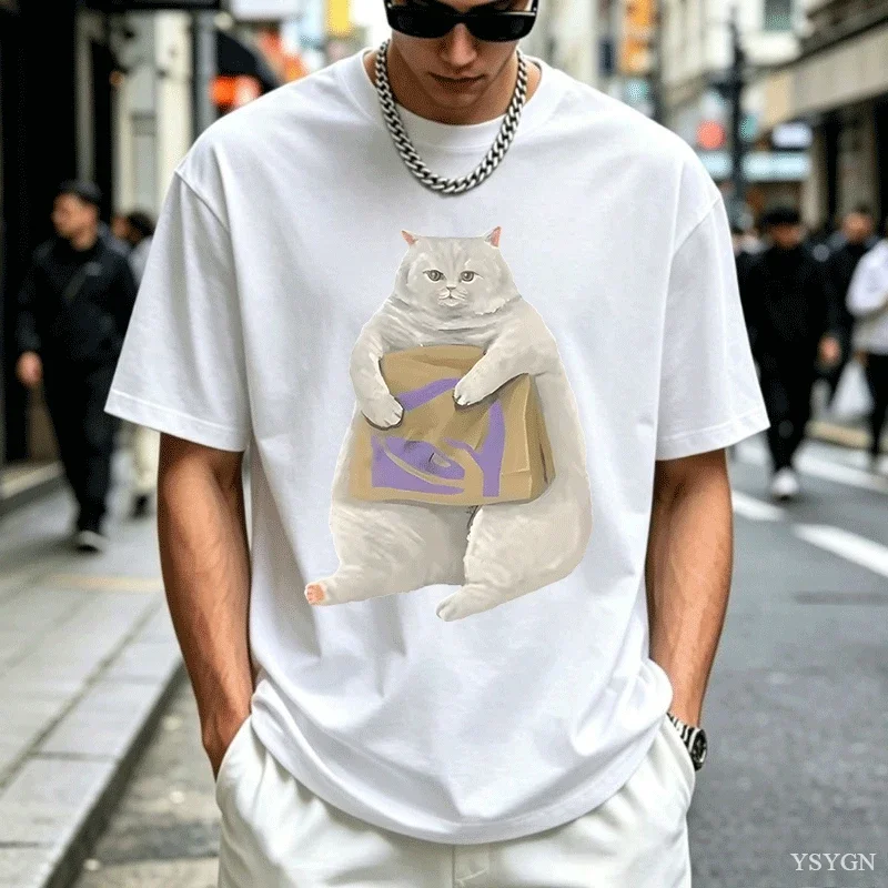 I'll Always Have Money for You Funny Cat T-shirts for Men Women Cotton Short Sleeve Printed Tshirts Streetwear Round Neck