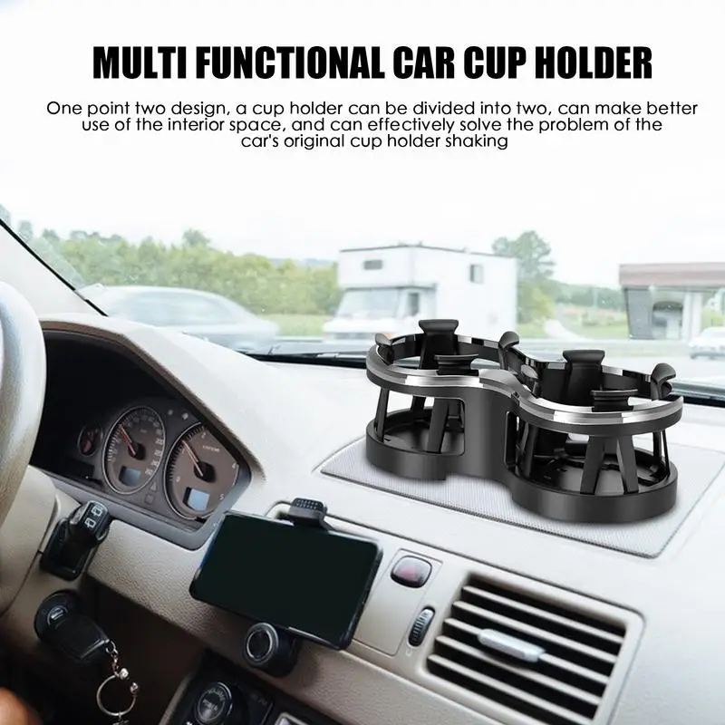 Car Cup Holder Multifunctional Drink Holder With Adjustable Mounting Base Automotive Bottle Holder Drink Holder Cup Holder For