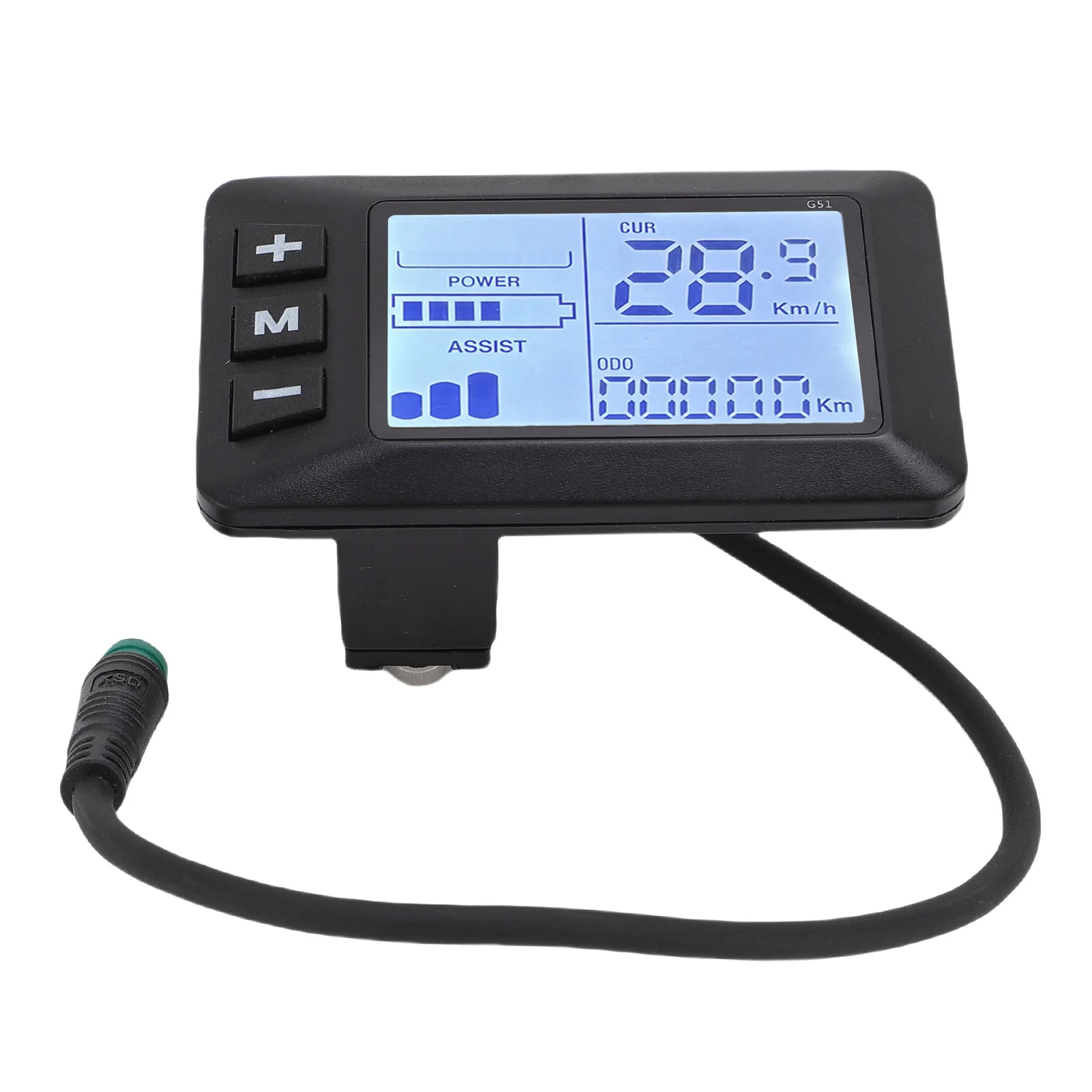 

Дисплей-измеритель для электросамоката, 5-контактный водонепроницаемый разъем, прочный ЖК-дисплей для электровелосипеда, для велоспорта