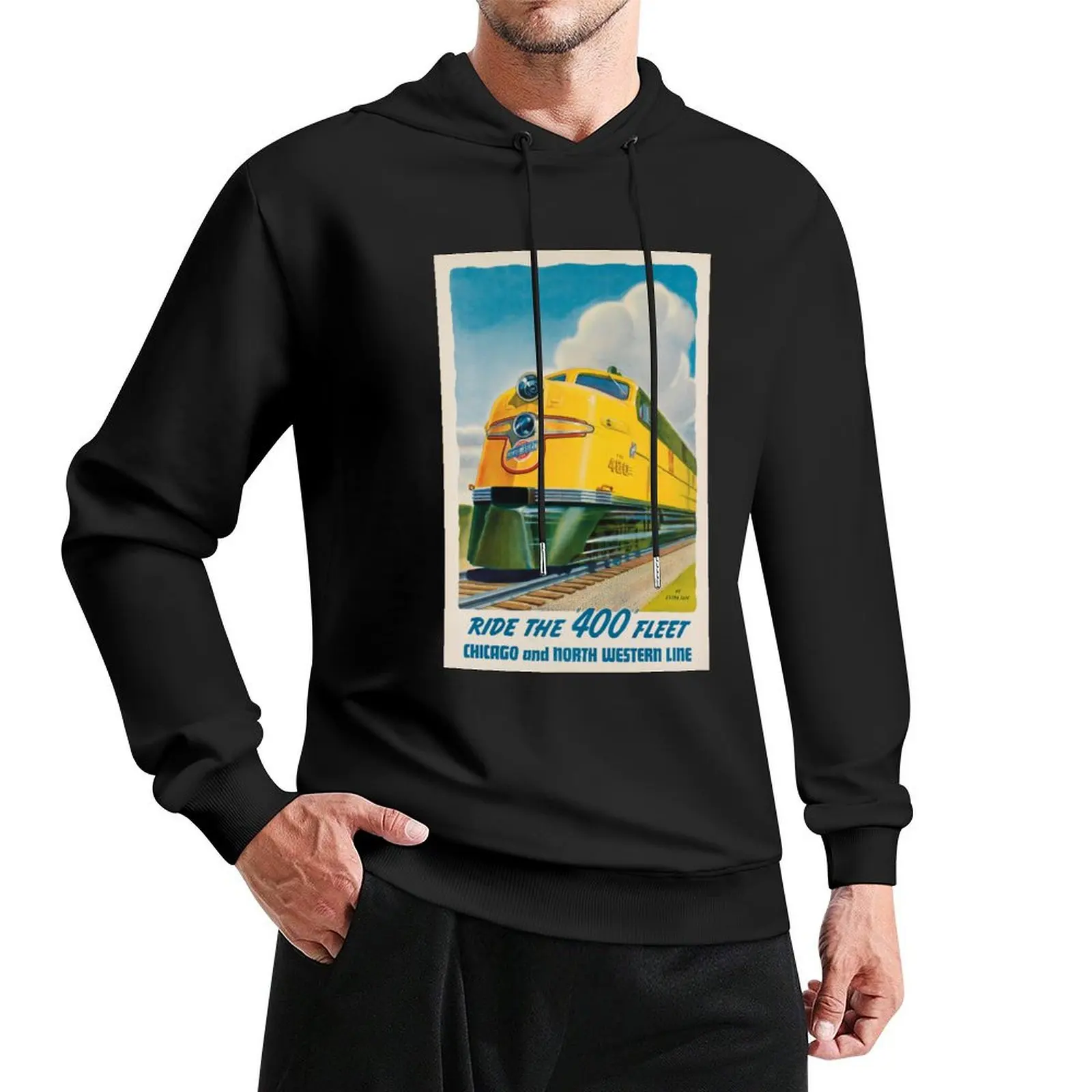 

Ride the 400 Fleet vintage travel poster Pullover Hoodie autumn new products hoodies and sweatshirts new