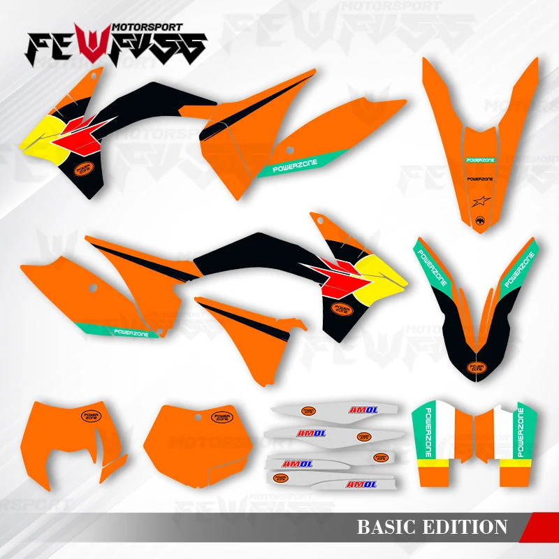 

Fewfuss графические наклейки наклейки для мотоцикла на заказ для KTM EXC 2012 2013 SXF 2011 2012 008