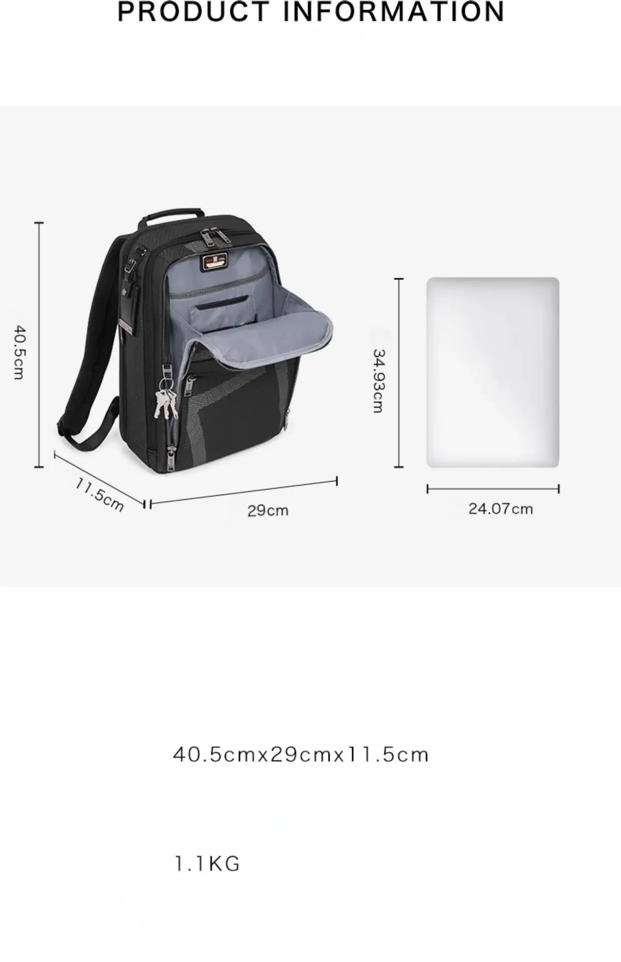 Men's Luxury Running Backpack - Sleek Nylon Design for Jogging, Commute & Casual Style 2603581