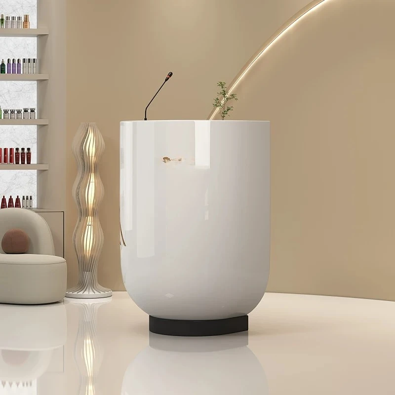Office Modern Reception Desks Salon Hotels Cashier Church Reception Desks Pulpit Beauty Empfangstheke Furniture
