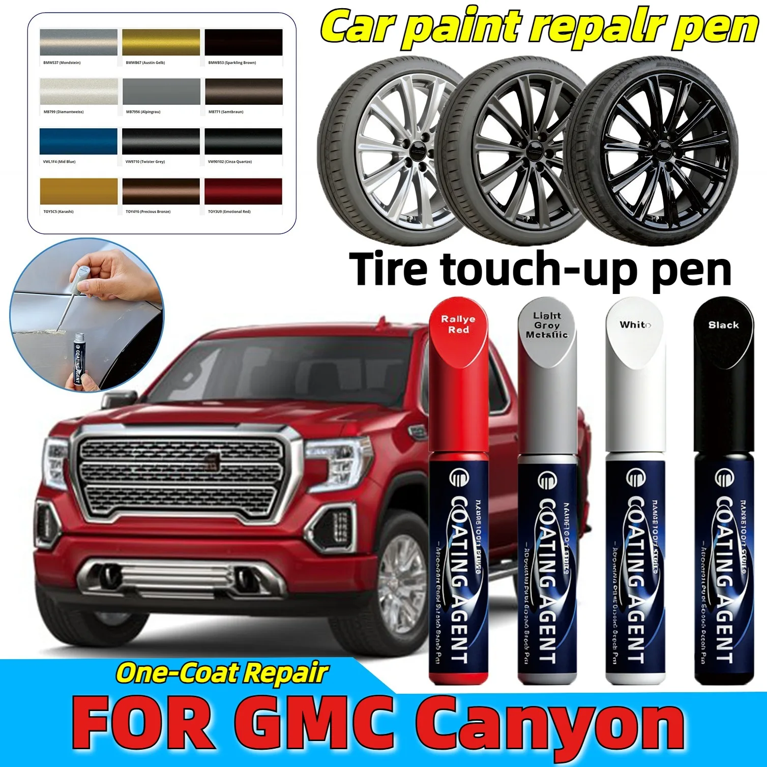 لجي إم سي كانيون سيارة خدش إصلاح القلم المحمولة قلم طلاء السيارات المهنية طلاء السيارات خدش إصلاح القلم الطلاء الضرر #1