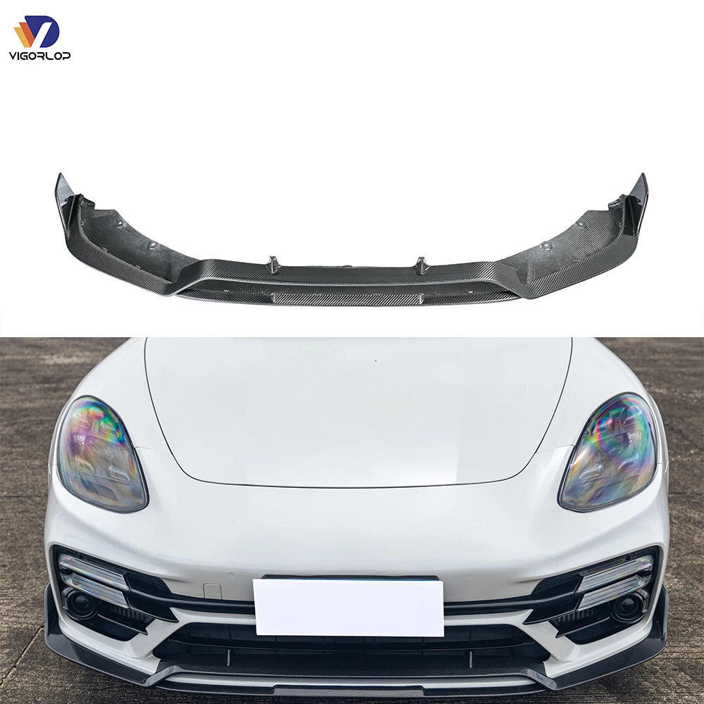 

Body Kit Bumper Lip Carbon Fiber Panamera 971 Front Bumper Lips for porsche Panamera 971.1 971.2 2017-2023