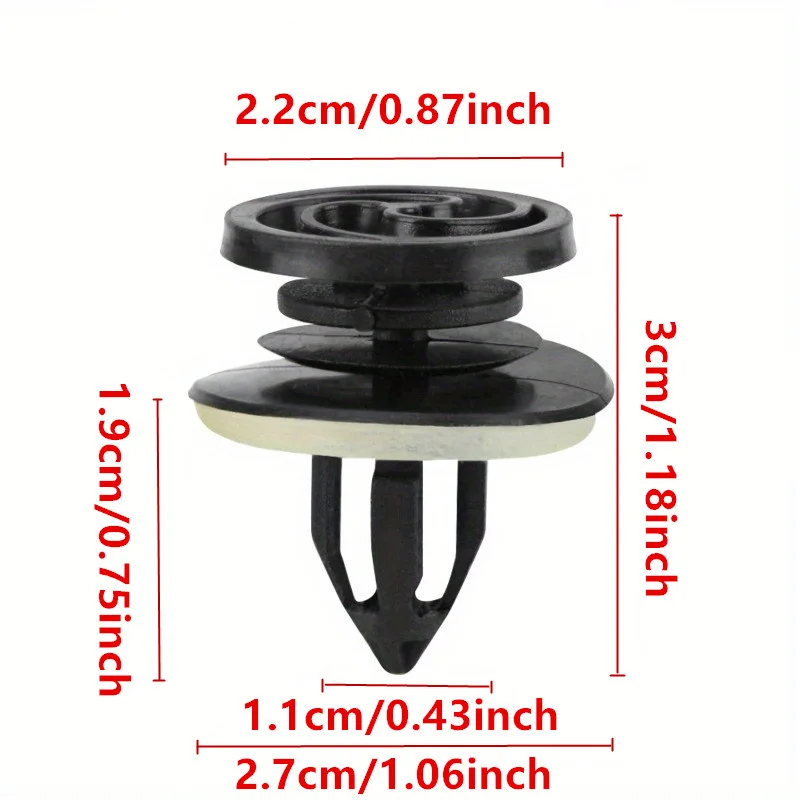 For Audi A3 8P A4 A6 C6 For VW Passat B6 Door Card Panel Trim Rivet Clip Inner Molding Upholstery Fastener Replacement 8E08682