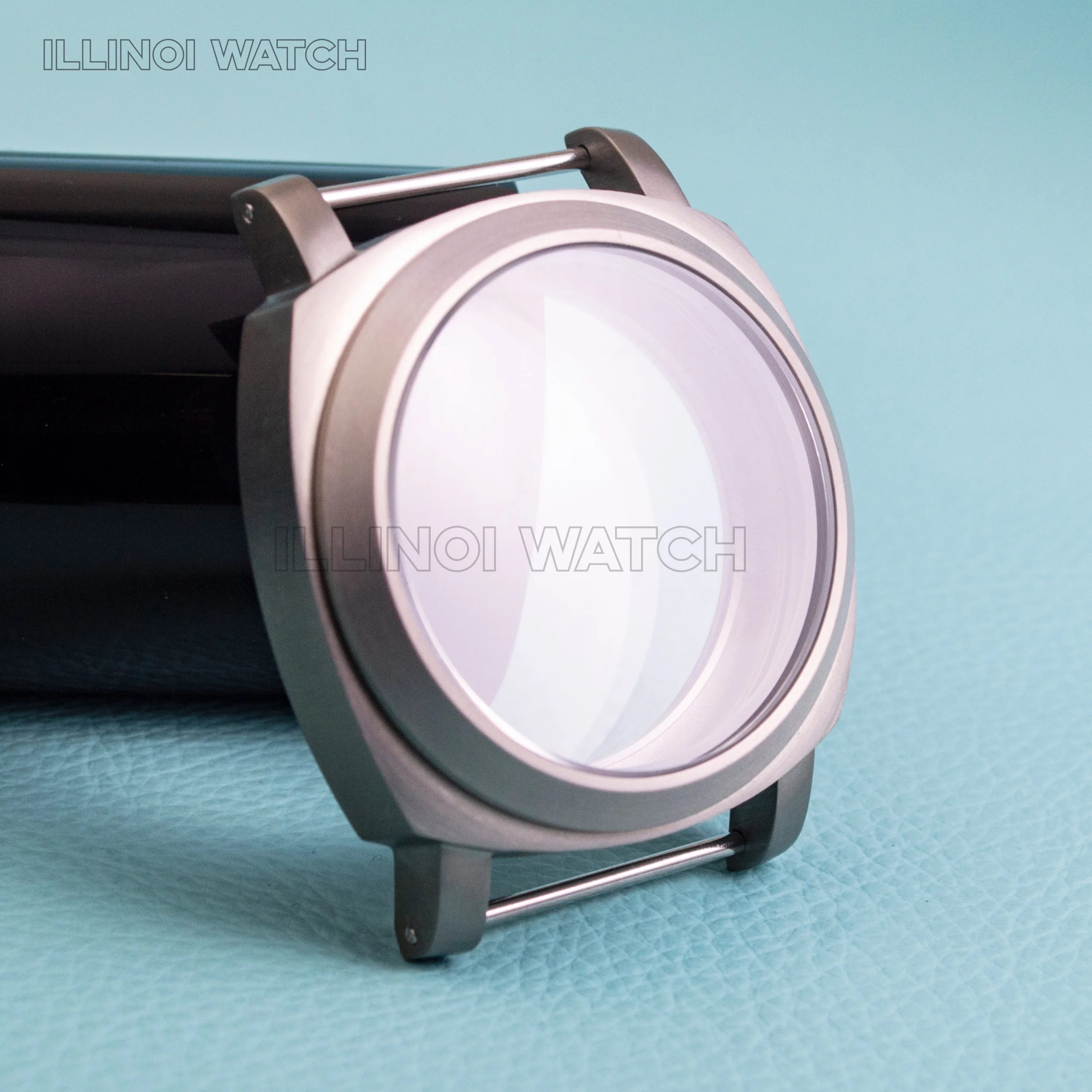 

PAM 5218 Titanium Watch Case Vintage Retro P3 Watch Case 44mm Case Sapphire Glass 10ATM Waterproof fit CG6497/6498/ST3600