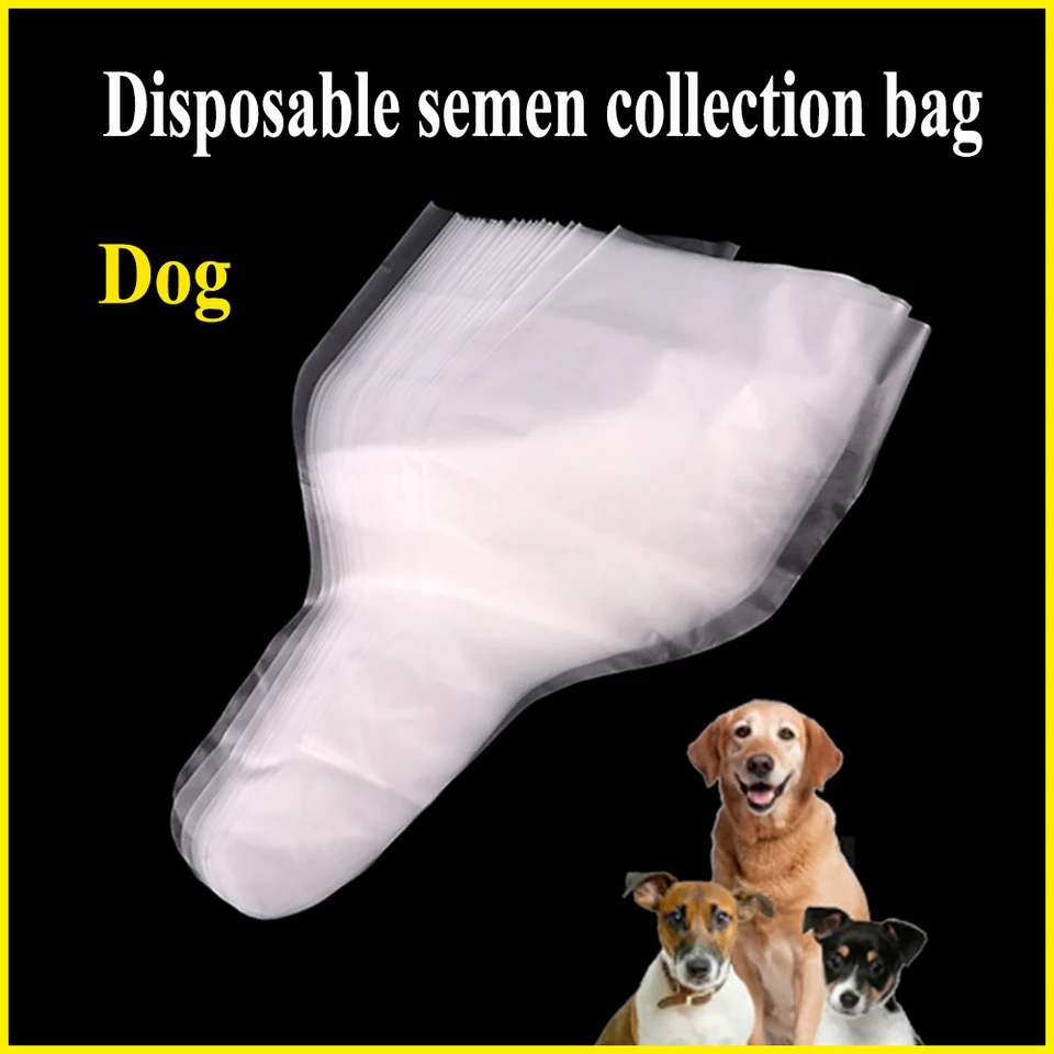 犬用の交換用シーメンコレクションバッグ,50個,人工妊娠用の