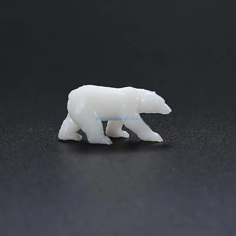 C1FE 7 شكل DIY سيليكون الدب القطبي الصغير النمذجة الراتنج العفن الراتنج حشوات المجوهرات