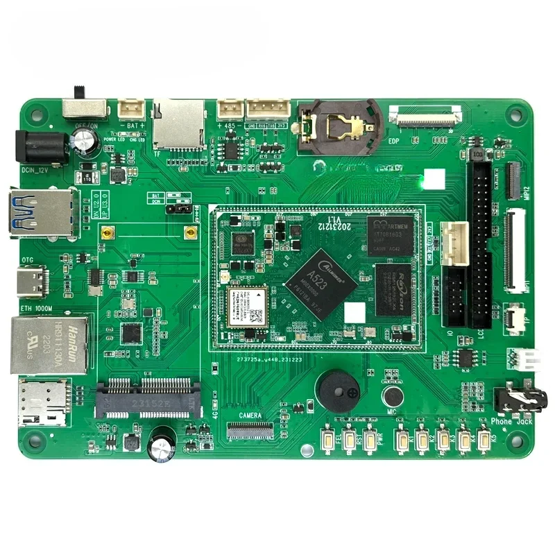 A523 development board octa-core Android 13  linux  ununtu qt xfce board Allwinner support eDP,LVDS,mipi  docker