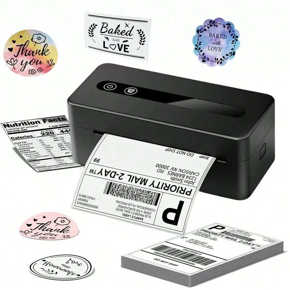 

Phomemo 4X6 Bluetooth Thermal Label Printer For Address Shipping Packages Wireless Label Printers For PhonePADPC, PM2411BT Shipp