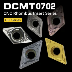 10pcs DCMT07 Carbide Insert External Turning Tool Diamond DCMT CNC Blade Cutter Lathe For SDJCR/L07
