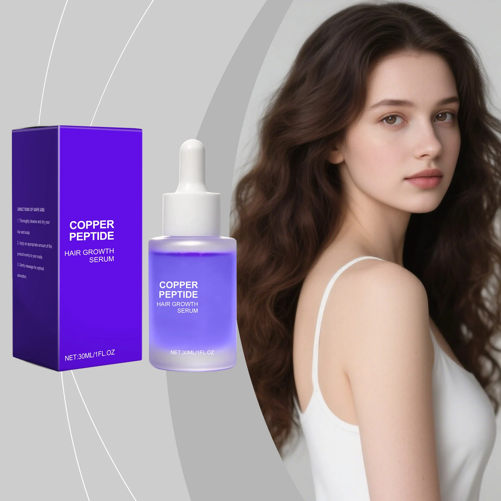 

Rosemary Nourish Hair Care Essence Repair Damaged Hair Follicles Strengthen Hair Roots Oil Control Moisturizing scalp Care Serum