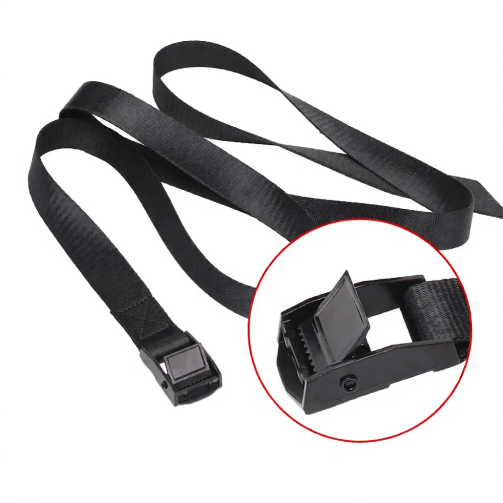 Industrial Strength Nylon Lashing Strap Zinc Alloy Cam Buckle Tie Down Belt For Automotive Van Truck Roof Rack Secure