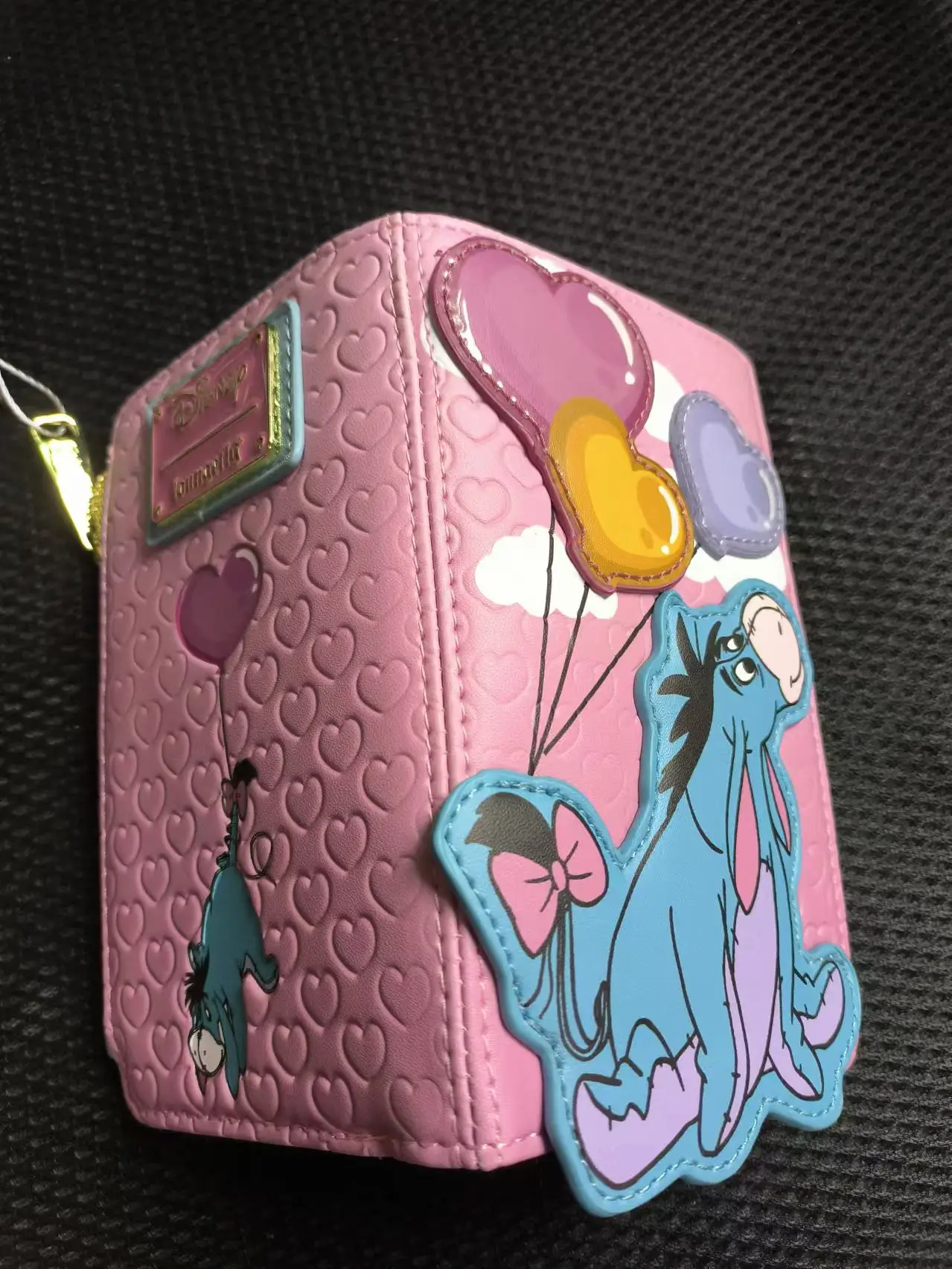 Loungefly Disney Eeyore Sanrio Hello Kitty Purse Clutch Purse Women\'S Purse Birthday Gift Card Bag Double Fold Pink Coin Purse G