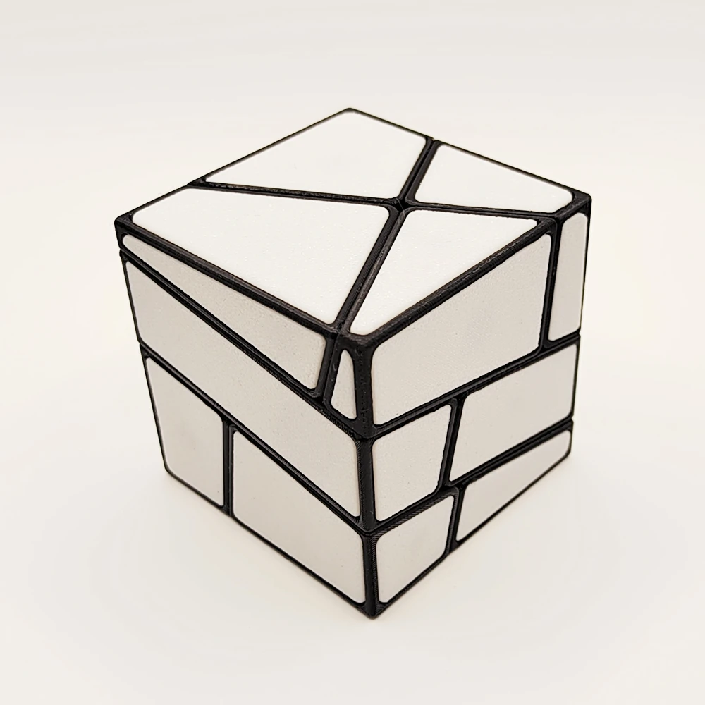 ZEPUZZLES Ghost SQ0 Cube Stickers Strange Shape Puzzle Stickerless Cube Puzzle Toys Children Gift