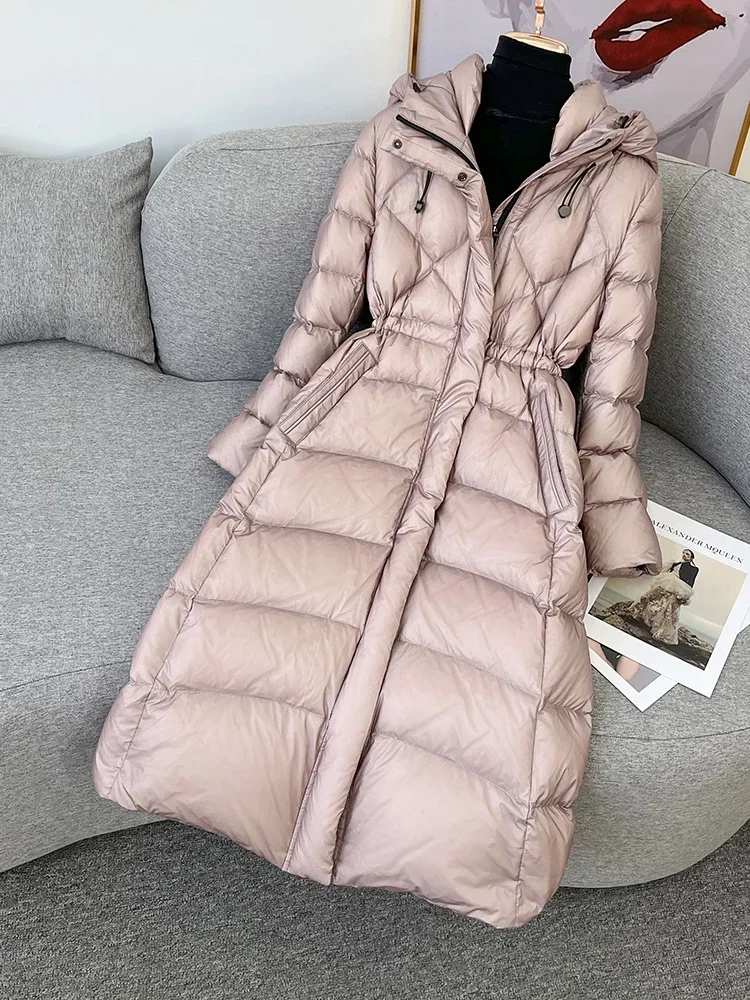 Thick Down Jackets for Women 90% White Goose Down Coats Luxury Down Jacket Women Winter Hooded Coat Doudoune Hiver Femme