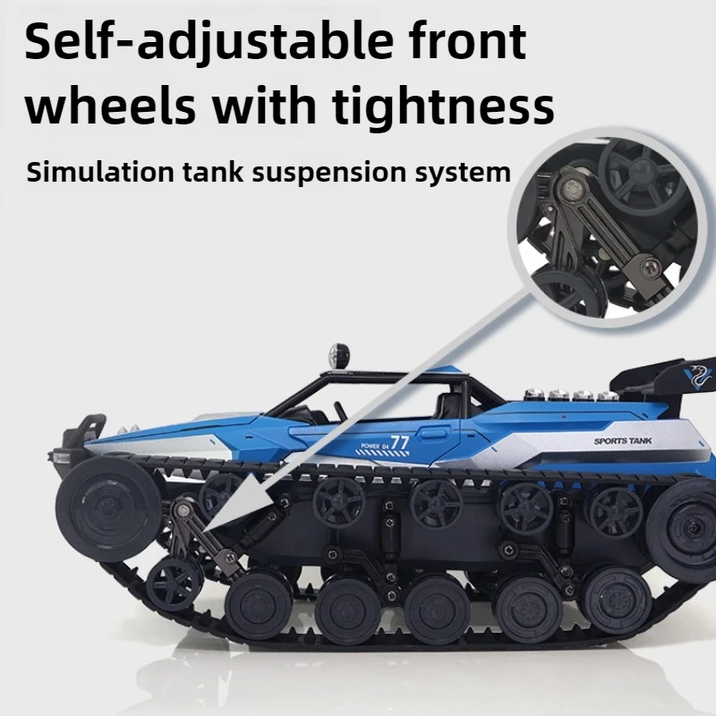 Cool Stuff Tank Toy Gift-Hot 1:12 Modello di carro armato Rc ad alta velocità in lega, Fart Spray Smoke Rc Drift Car, Auto telecomandata, Giocattoli per ragazzi