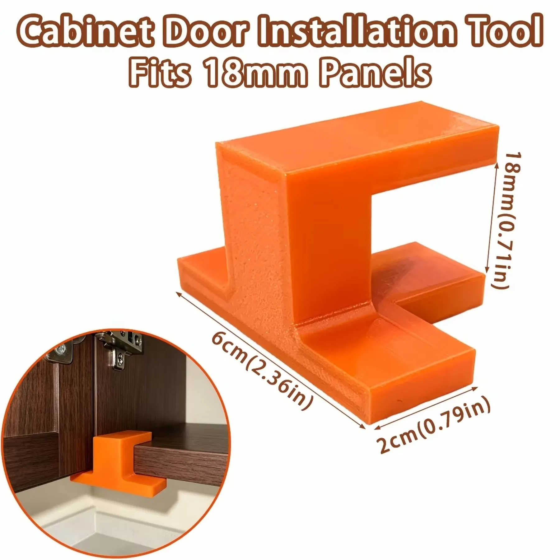 Cabinet Door Install Tool – T-Type Corner Bracket, Stable Clamping, Precise Adjust, Fits Floor/Ceiling Cabinets