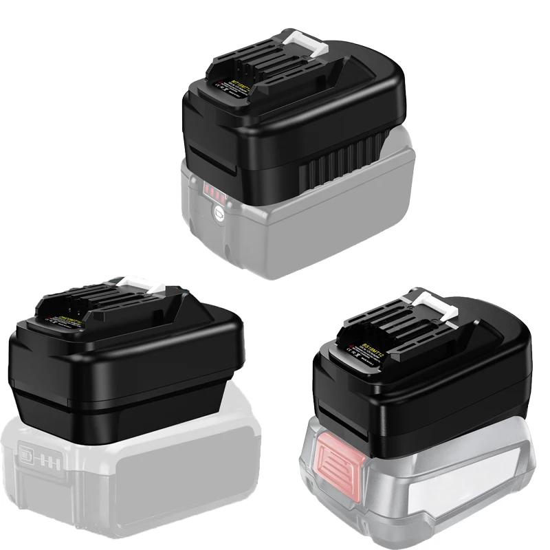 Adapter baterii HAKSINKY do akumulatorów Makita/Dewalt/Milwaukee/Bosch 18V 20V, umożliwiający przenieś akumulatory do narzędzi Maktia/Bosch 12V — zdjęcie produktu 4