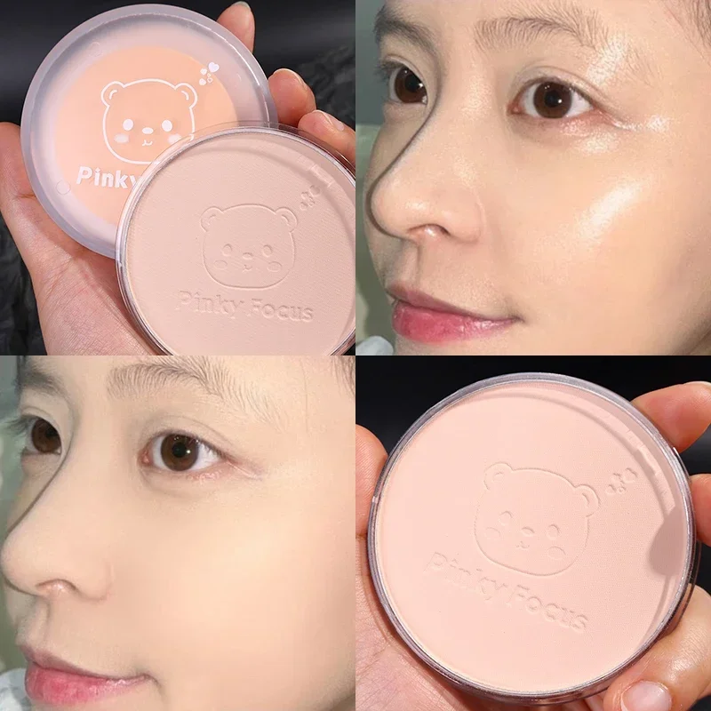 Lasting Oil Control Loose Powder 3Colors Moisturizing Waterproof Concealer Pressed Powder Breathable Brighten Face Korean Makeup