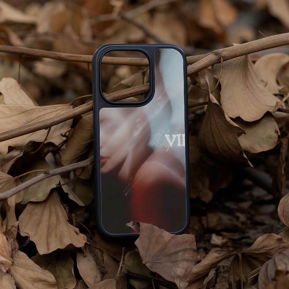 

Chrissy Costanza Phone Case For iPhone 17 16 15 14 13 12 Pro Max Plus Black Frame Acrylic Carbon Fiber Hard Shell